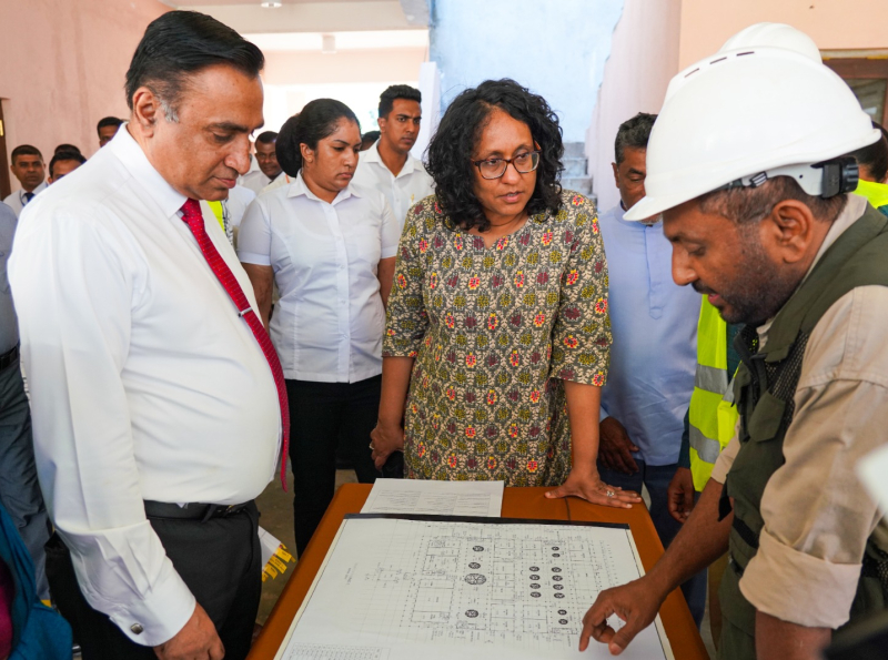 கட்டியெழுப்பப்படும் கதுருவெல மும்மொழி பாடசாலை பிரதமரின் கண்காணிப்புக்கு